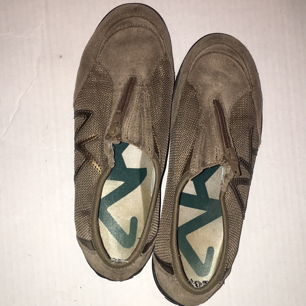 Brown Slip-On Sneakers